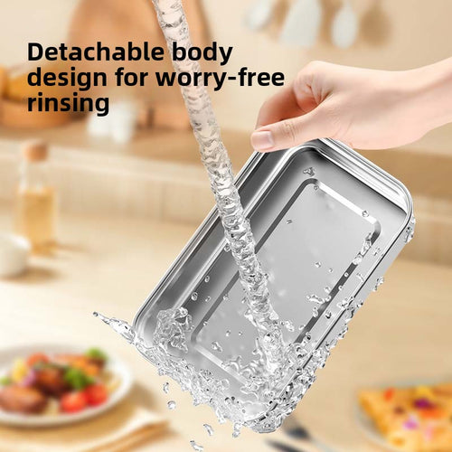 Heated Lunch Box Stainless Steel Portable Food Warmer